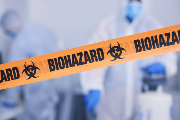 Professional Blood Cleanup technician working in Glen Mills, PA